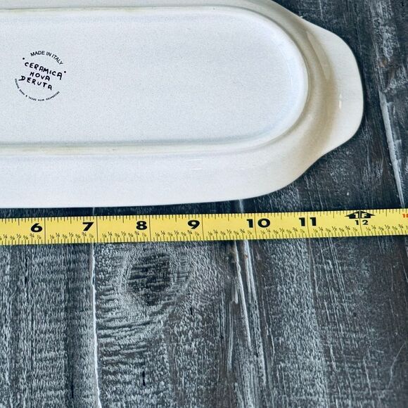 Ceramica Nova Deruta Ricco Oval Long Serving Tray Platter Plate - Picture 4 of 4